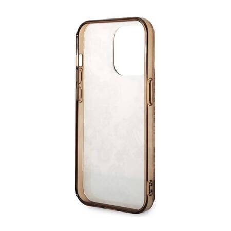 Guess GUHCP14LHGPLHC iPhone 14 Pro 6,1" ochre hardcase Porcelain Collection