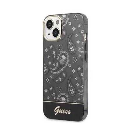 Guess GUHCP14MHGBNHK iPhone 14 Plus 6,7" czarny/black hardcase Bandana Paisley