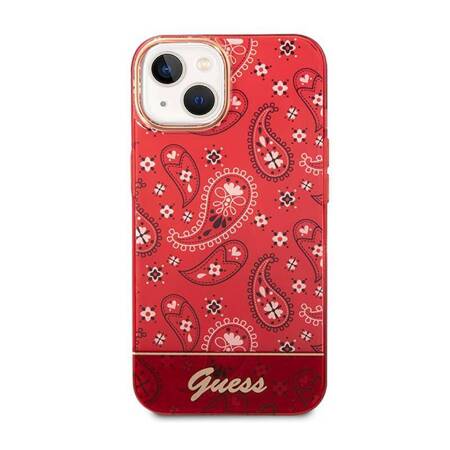 Guess GUHCP14MHGBNHR iPhone 14 Plus 6,7" czerwony/red hardcase Bandana Paisley