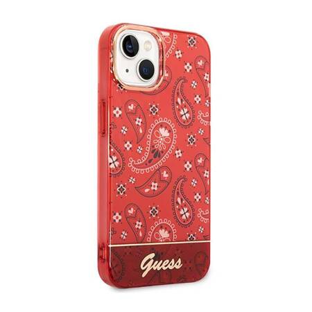 Guess GUHCP14MHGBNHR iPhone 14 Plus 6,7" czerwony/red hardcase Bandana Paisley