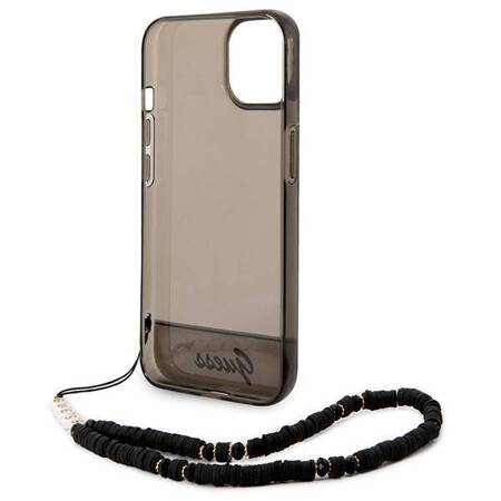 Guess GUHCP14MHGCOHK iPhone 14 Plus 6,7" czarny/black hardcase Translucent Pearl Strap