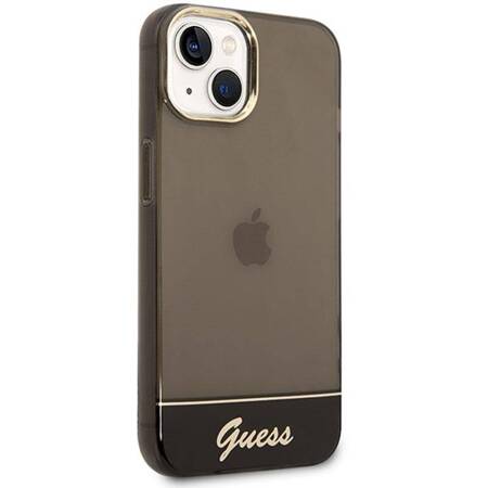 Guess GUHCP14MHGCOK iPhone 14 Plus 6,7" czarny/black hardcase Translucent