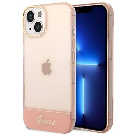 Guess GUHCP14MHGCOP iPhone 14 Plus 6,7" różowy/pink hardcase Translucent