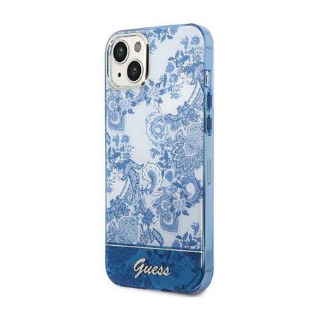 Guess GUHCP14MHGPLHB iPhone 14 Plus 6,7" niebieski/blue hardcase Porcelain Collection