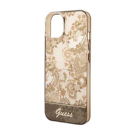 Guess GUHCP14MHGPLHC iPhone 14 Plus 6,7" ochre hardcase Porcelain Collection