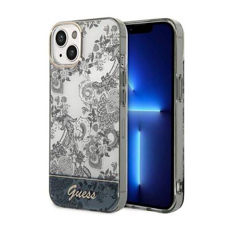 Guess GUHCP14MHGPLHG iPhone 14 Plus 6,7" szary/grey hardcase Porcelain Collection