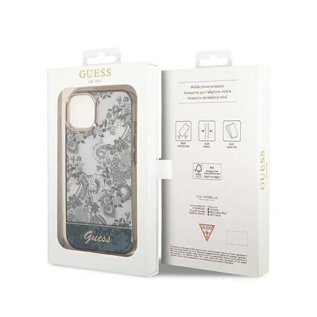 Guess GUHCP14MHGPLHG iPhone 14 Plus 6,7" szary/grey hardcase Porcelain Collection