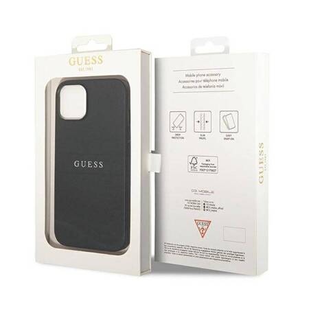 Guess GUHCP14MPSASBBK iPhone 14 Plus 6,7" czarny/black Saffiano Strap