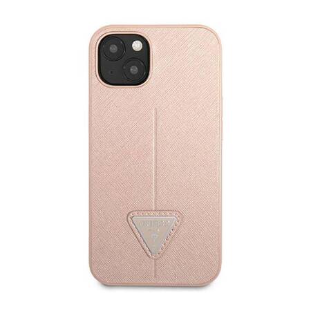 Guess GUHCP14MPSATLP iPhone 14 Plus 6,7" różowy/pink hardcase SaffianoTriangle Logo