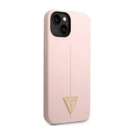 Guess GUHCP14MSLTGP iPhone 14 Plus 6,7" różowy/pink hardcase Silicone Triangle