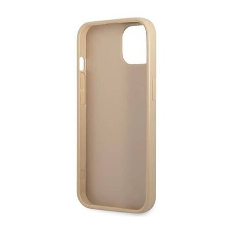 Guess GUHCP14SPSATLE iPhone 14 6,1" beżowy/beige hardcase SaffianoTriangle Logo