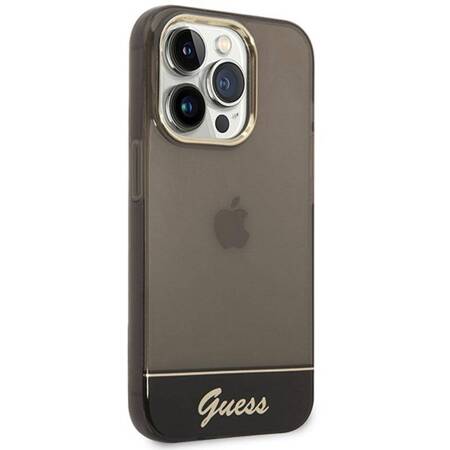 Guess GUHCP14XHGCOK iPhone 14 Pro Max 6,7" czarny/black hardcase Translucent