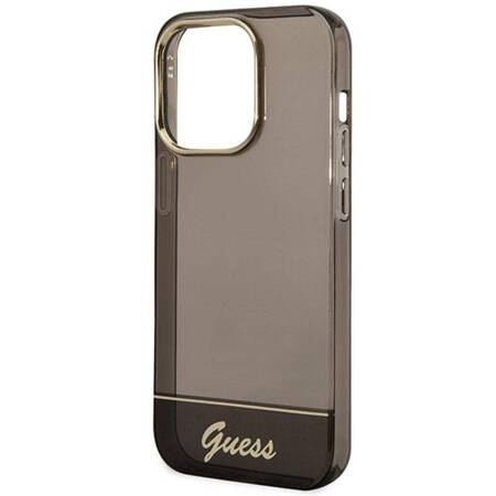 Guess GUHCP14XHGCOK iPhone 14 Pro Max 6,7" czarny/black hardcase Translucent