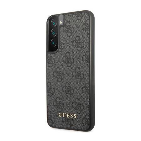 Guess GUHCS23MG4GFGR S23+ S916 szary/grey hardcase 4G Metal Gold Logo