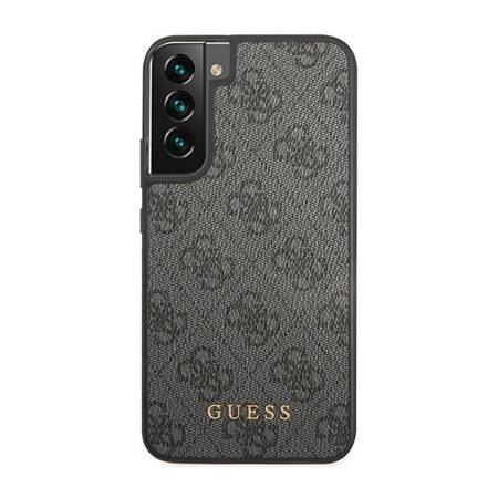 Guess GUHCS23MG4GFGR S23+ S916 szary/grey hardcase 4G Metal Gold Logo