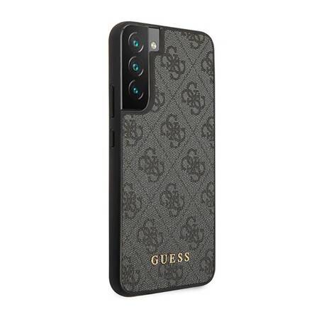 Guess GUHCS23MG4GFGR S23+ S916 szary/grey hardcase 4G Metal Gold Logo