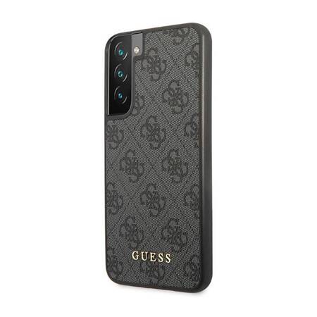 Guess GUHCS23SG4GFGR S23 S911 szary/grey hardcase 4G Metal Gold Logo