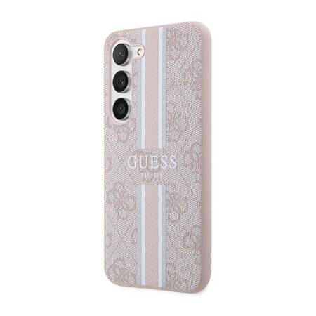 Guess GUHCS23SP4RPSP S23 S911 różowy/pink hardcase 4G Printed Stripe