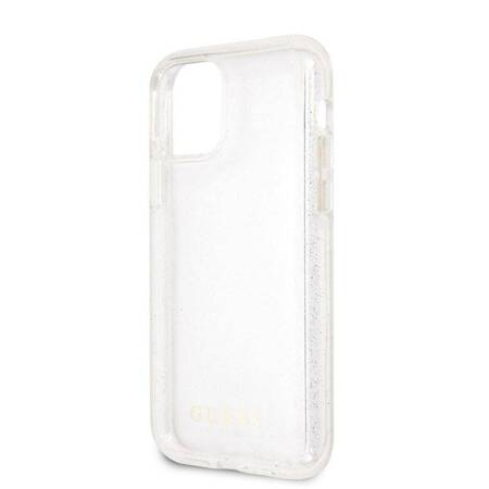 Guess Glitter Case - Etui iPhone 11 Pro (Silver)