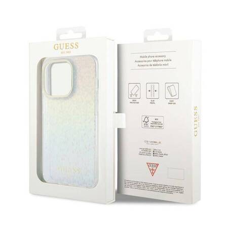 Guess IML Faceted Mirror Disco Iridescent - Etui iPhone 14 Pro Max (Iridescent)