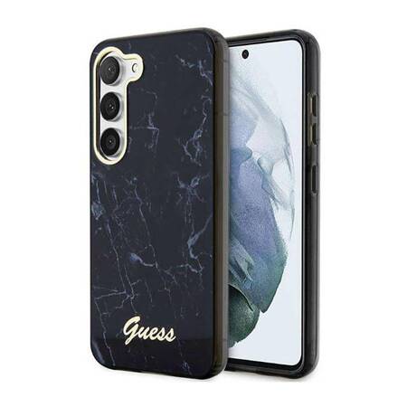 Guess Marble Collection - Etui Samsung Galaxy S23 (czarny)