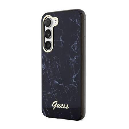 Guess Marble Collection - Etui Samsung Galaxy S23 (czarny)