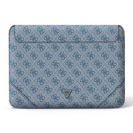 Guess Sleeve GUCS14P4TB 13/14" niebieski /blue 4G Uptown Triangle logo