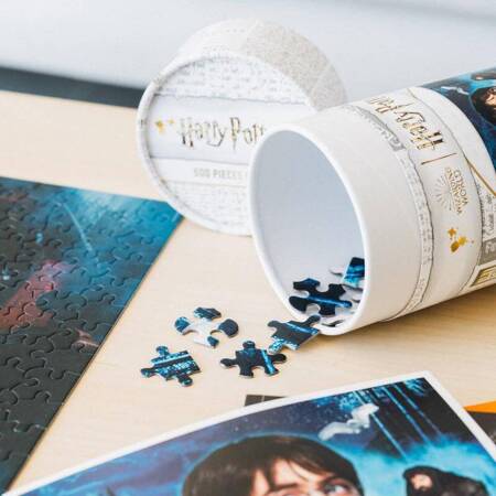 Harry Potter - Puzzle 500 elementów w ozdobnym pudełku (Harry Potter i Kamień Filozoficzny)