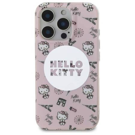 Hello Kitty IML All Over Paris MagSafe - Etui iPhone 16 Pro Max (różowy)