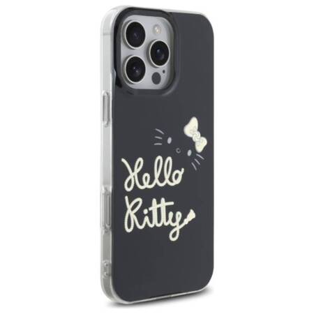 Hello Kitty IML Golden Diva MagSafe - Etui iPhone 16 Pro Max (czarny)