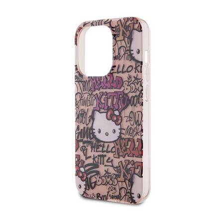 Hello Kitty IML Tags Graffiti - Etui iPhone 13 Pro (różowy)