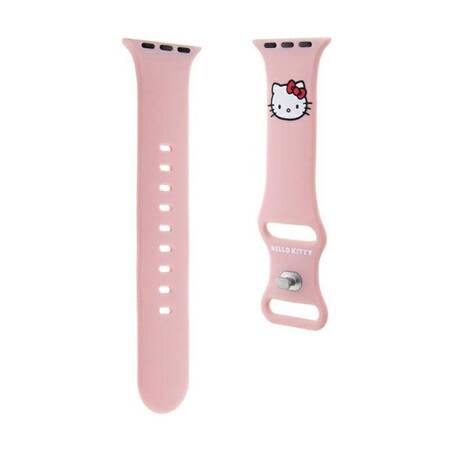 Hello Kitty Silicone Kitty Head - Pasek do Apple Watch 38/40/41 mm (różowy)