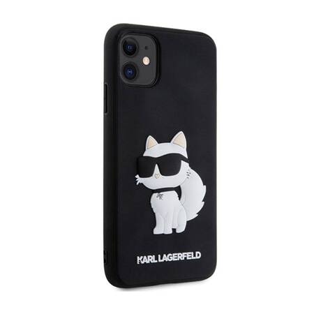 Karl Lagerfeld 3D Rubber NFT Choupette - Etui iPhone 11 (Czarny)