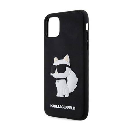 Karl Lagerfeld 3D Rubber NFT Choupette - Etui iPhone 11 (Czarny)