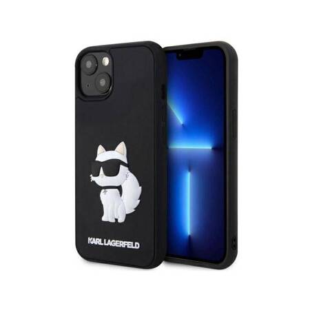 Karl Lagerfeld 3D Rubber NFT Choupette - Etui iPhone 14 Plus (Czarny)