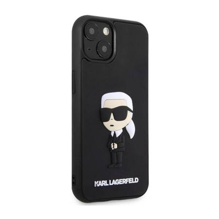 Karl Lagerfeld 3D Rubber NFT Ikonik - Etui iPhone 14 (Czarny)