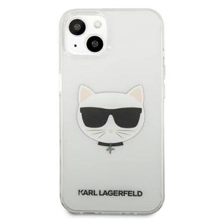 Karl Lagerfeld Choupette Head - Etui iPhone 13 Mini (przezroczysty)