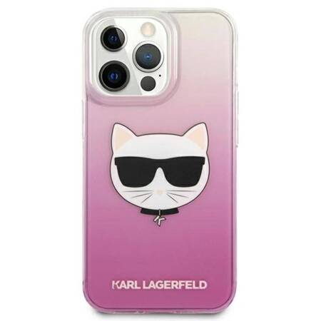 Karl Lagerfeld Choupette Head - Etui iPhone 13 Pro Max (różowy)