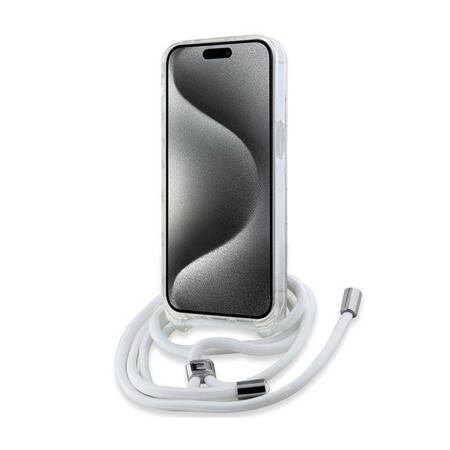 Karl Lagerfeld Crossbody IML Karl Head MagSafe - Etui iPhone 15 / 14 / 13 (przezroczysty)