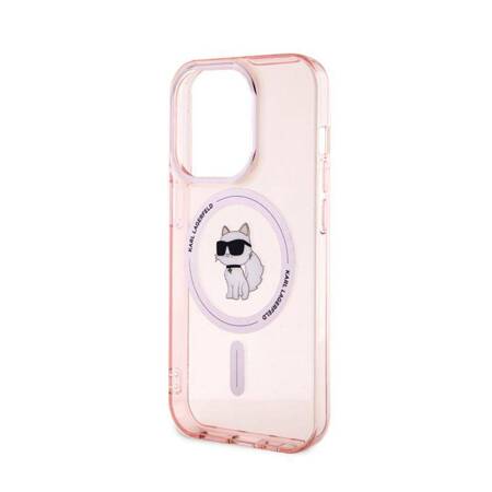 Karl Lagerfeld IML Choupette MagSafe - Etui iPhone 15 Pro Max (różowy)