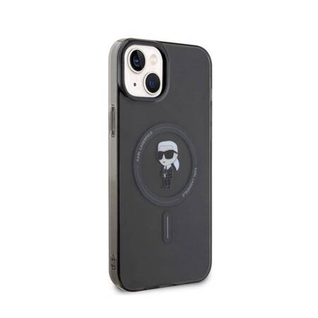 Karl Lagerfeld IML Ikonik MagSafe - Etui iPhone 15 Plus (czarny)