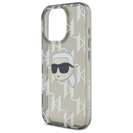 Karl Lagerfeld IML Karl Head Electroplated - Etui iPhone 16 Pro Max (czarny)