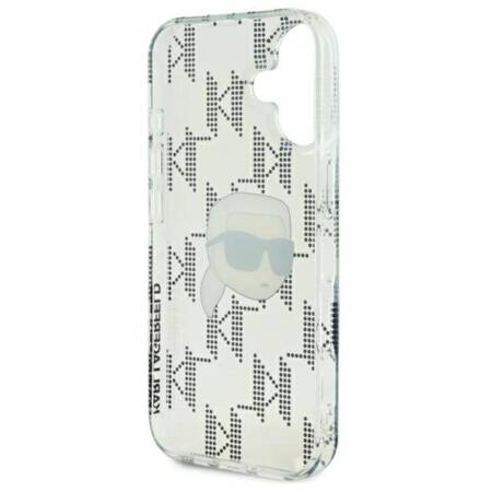 Karl Lagerfeld IML Karl Head Electroplated - Etui iPhone 16 (przezroczysty)