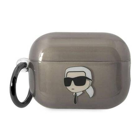 Karl Lagerfeld KKLAP2HNIKTCK Airpods Pro 2 cover czarny/black Ikonik Karl Lagerfeld