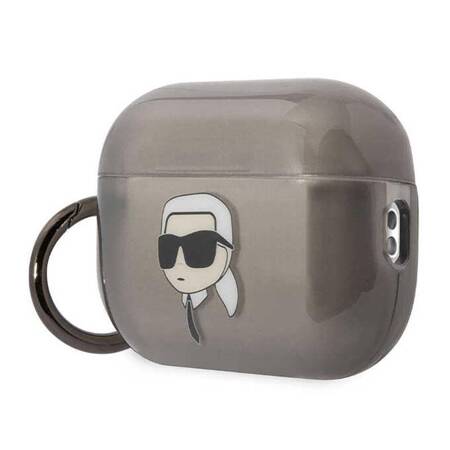 Karl Lagerfeld KKLAP2HNIKTCK Airpods Pro 2 cover czarny/black Ikonik Karl Lagerfeld