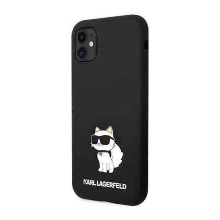 Karl Lagerfeld KLHCN61SNCHBCK iPhone 11/ XR hardcase czarny/black Silicone Choupette