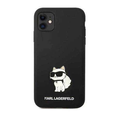 Karl Lagerfeld KLHCN61SNCHBCK iPhone 11/ XR hardcase czarny/black Silicone Choupette