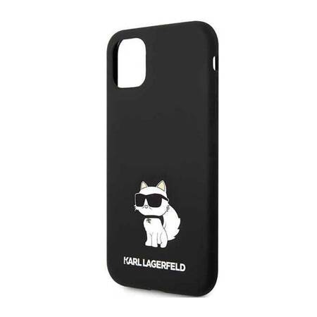 Karl Lagerfeld KLHCN61SNCHBCK iPhone 11/ XR hardcase czarny/black Silicone Choupette