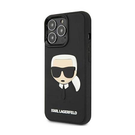 Karl Lagerfeld KLHCP13LKH3DBK iPhone 13 Pro / 13 6,1" czarny/black hardcase 3D Rubber Karl`s Head