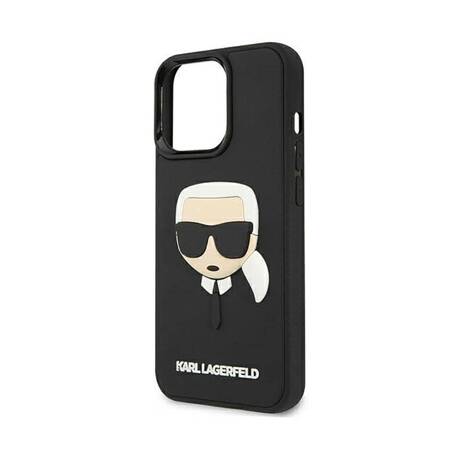 Karl Lagerfeld KLHCP13LKH3DBK iPhone 13 Pro / 13 6,1" czarny/black hardcase 3D Rubber Karl`s Head